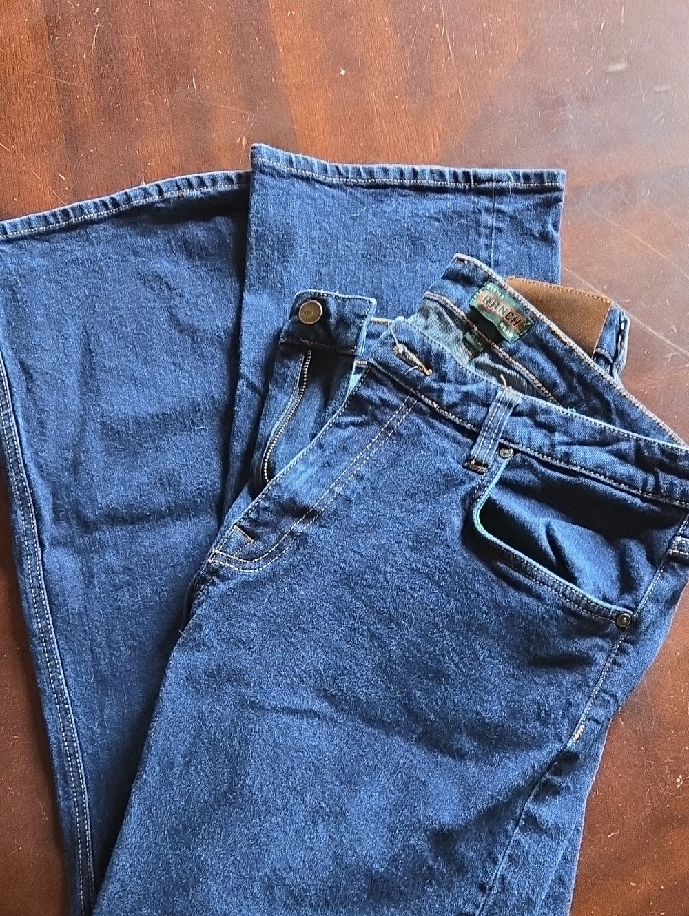 Tacovas Men's boot cut "Ranch Wear" jeans. Like new. 36"x32"